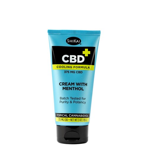 Shikai CBD Cream with Menthol Cooling Formula -- 375 mg - 3 oz