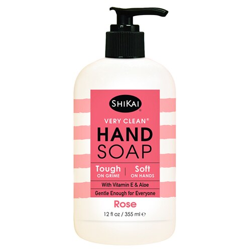 Shikai Very Clean Hand Soap Rose -- 12 fl oz