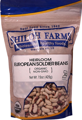 Shiloh Farms  Heirloom European Soldier Beans -- 15 oz