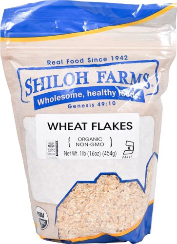 Shiloh Farms Organic Wheat Flakes -- 16 oz