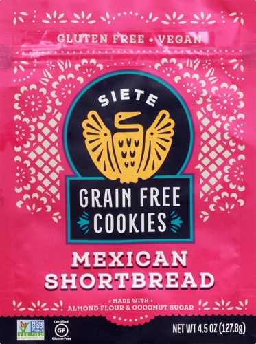 Siete Cookies Shortbread -- 4.5 oz - Vitacost