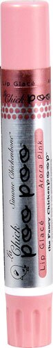 Simone Chickenbone La Chick Poo Poo™ Lip Glace Arora Pink (Pink) -- 1 Lip Balm