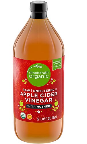 Simple Truth Organic Apple Cider Vinegar Raw Unfiltered 32 Fl