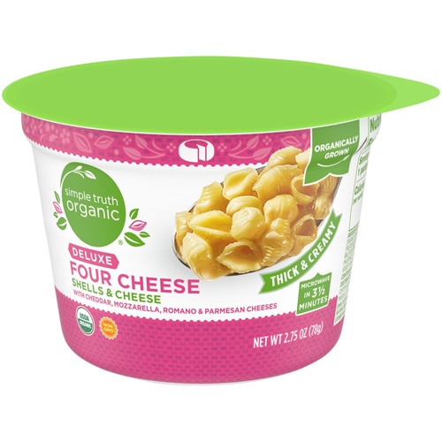 Simple Truth Organic Deluxe Shells & Cheese Cup Four Cheese -- 2.75 oz