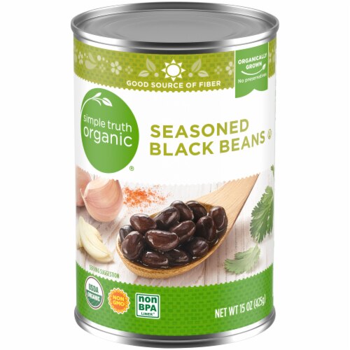 Simple Truth Organic Seasoned Black Beans -- 15 oz