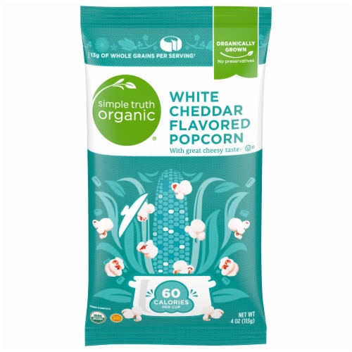 Simple Truth Organic White Cheddar Popcorn -- 4 oz