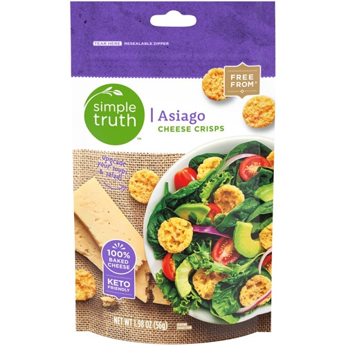Simple Truth Cheese Crisps Asiago -- 1.98 oz