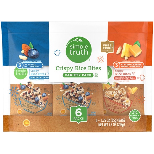 Simple Truth Crispy Rice Bites Variety -- 6 Pack