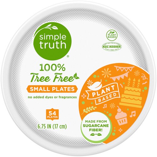 Simple Truth Dessert & Appetizer Plates -- 54 Plate