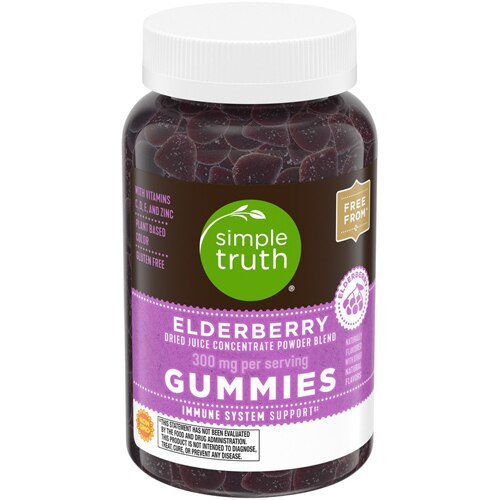 Simple Truth Elderberry Gummies -- 300 mg - 60 Gummies