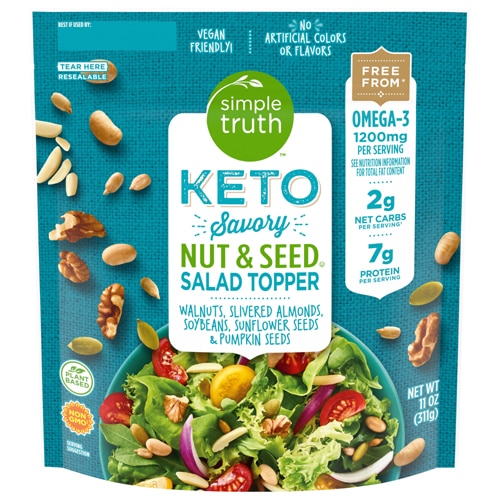 Simple Truth Keto Savory Nut & Seed Salad Topper -- 11 oz