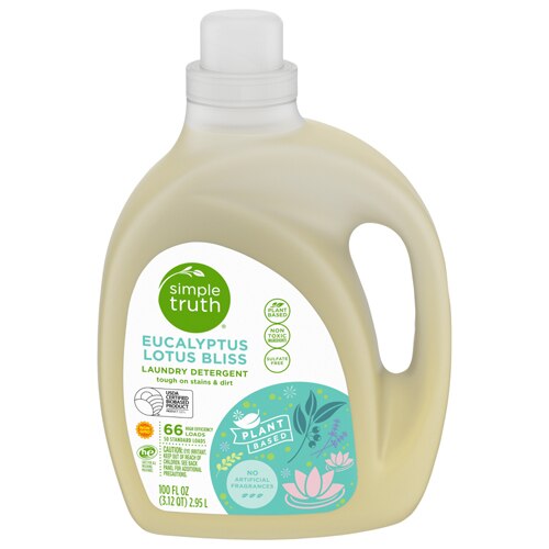 Simple Truth Laundry Detergent Eucalyptus Lotus Bliss -- 100 fl oz