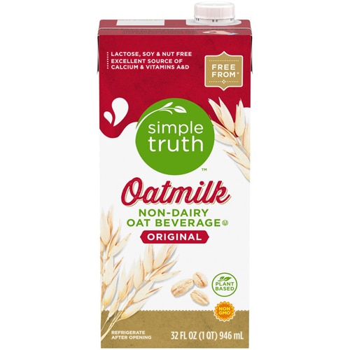 Simple Truth Oatmilk Non-Dairy Oat Beverage Original -- 32 fl oz