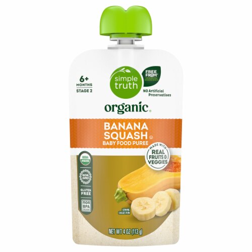 Simple Truth Organic Baby Food Puree Level 2 Banana Squash