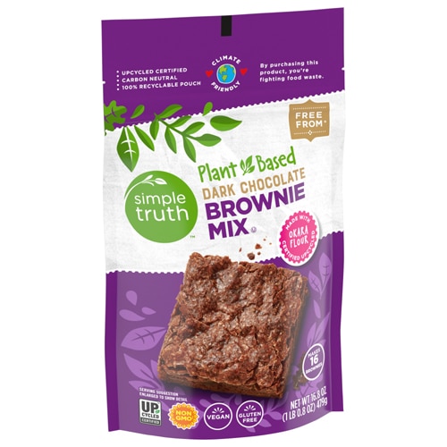 Simple Truth Plant-Based Brownie Mix Dark Chocolate -- 16.8 oz