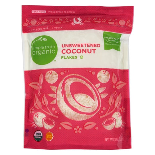 Simple Truth Unsweetened Coconut Flakes -- 8 oz