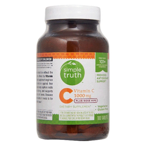 Simple Truth Vitamin C Plus Rose Hips 1000 Mg 100 Tablets