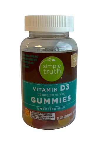 Simple Truth Vitamin D3 Gummies -- 50 mcg - 100 Gummies