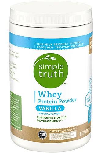 Simple Truth Whey Protein Powder Vanilla -- 13.3 oz
