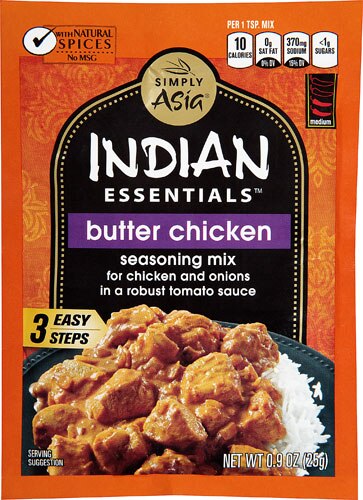 Simply Asia Indian Essentials Seasoning Mix Butter Chicken -- 0.9 oz