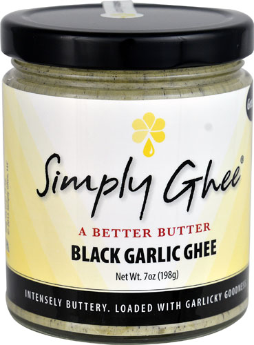 Simply Ghee Grass-Fed Ghee Black Garlic -- 7 oz