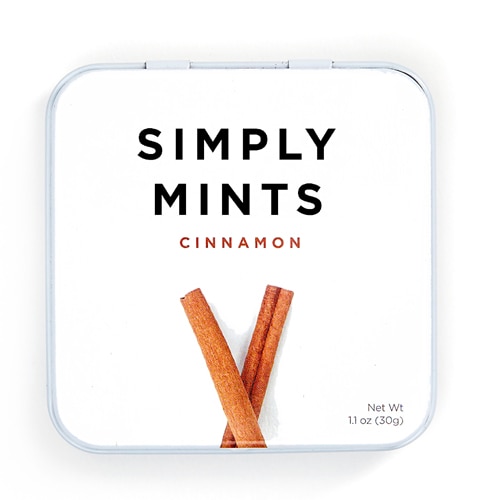 Simply Gum Natural Breath Mints Cinnamon -- 30 Mints