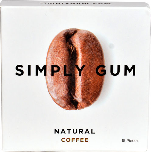 Simply Natural Chewing Gum Coffee