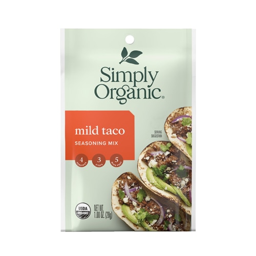 Simply Organic Mild Taco Seasoning Mix -- 1 oz