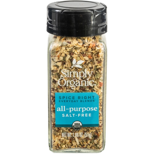 Simply Organic Spice Right All Purpose Salt-Free Everyday Blends -- 1.8 oz