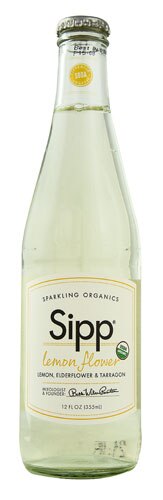Sipp Sparkling Organics Eco Beverage Lemon Flower -- 12 fl oz