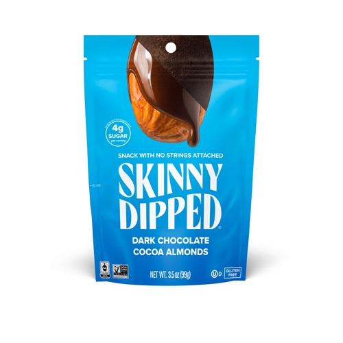 UPC 861297000308 SkinnyDipped Dark Chocolate Cocoa Almonds 3.5 oz