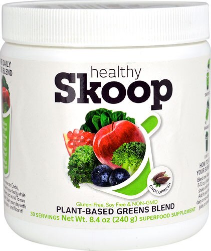 Skoop A-Game Daily Greens Blend Chocofresh -- 8.4 oz