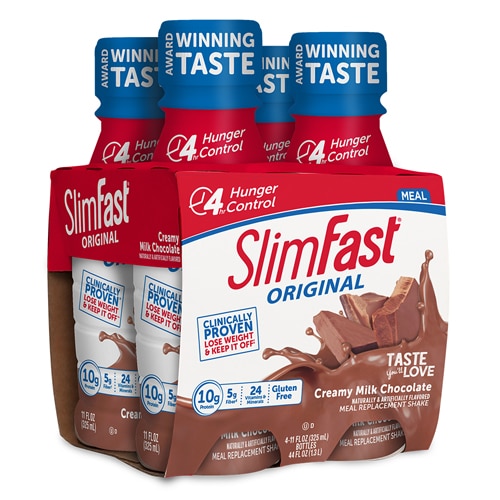 SlimFast High Protein Meal Replacement Shakes Creamy Milk Chocolate