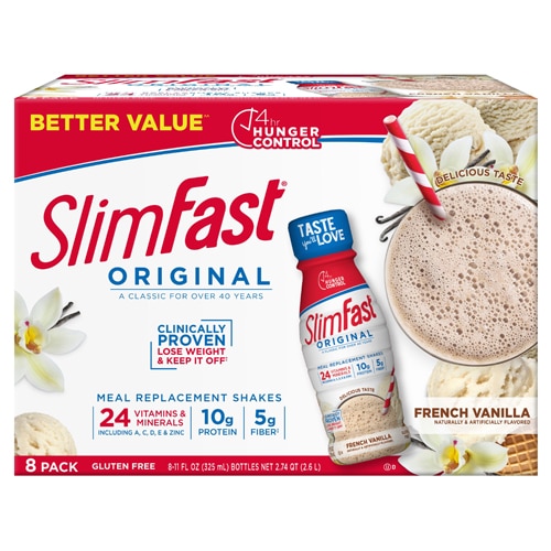 SlimFast Original RTD Meal Replacement Shake French Vanilla