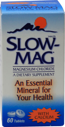 Slow Mag Magesium Chloride with Calcium -- 60 Tablets