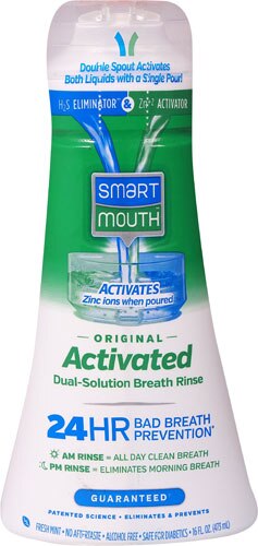 Smart Mouth Original Dual-Solution Breath Rinse Fresh Mint