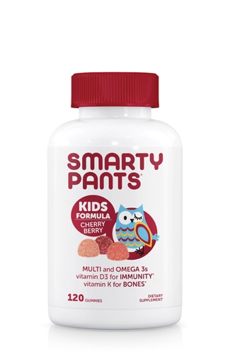 SmartyPants Kids Formula Cherry Berry -- 120 Gummies