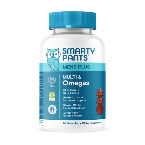 SmartyPants Men's Multi & Omegas Gummies