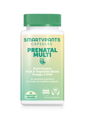 SmartyPants Prenatal Multivitamin Fruit & Vegetable with Omega-3 DHA