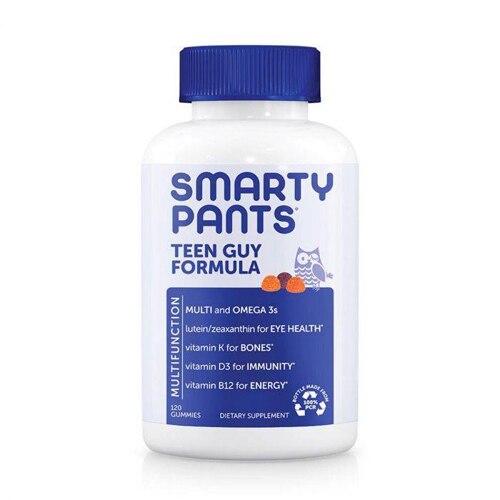 SmartyPants Teen Guy Formula Multivitamin -- 120 Gummies