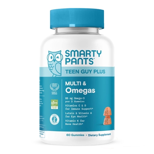 SmartyPants Teen Guy Multi & Omegas Gummies
