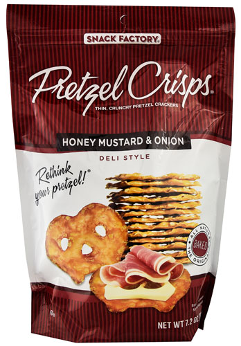 Snack Factory Pretzel Crisps® Deli Style Honey Mustard & Onion