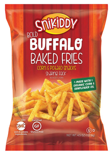 Snikiddy Organic Baked Fries Buffalo -- 4.5 oz