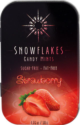 Snowflakes Candy Mints Sugar Free Strawberry -- 1.76 oz