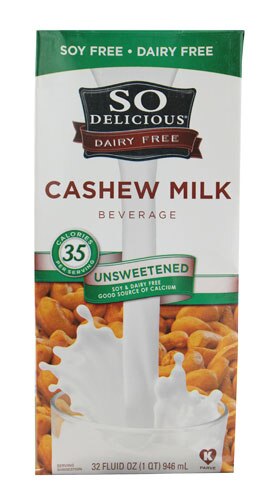 So Delicious Cashew Milk Beverage Unsweetened Original -- 32 fl oz