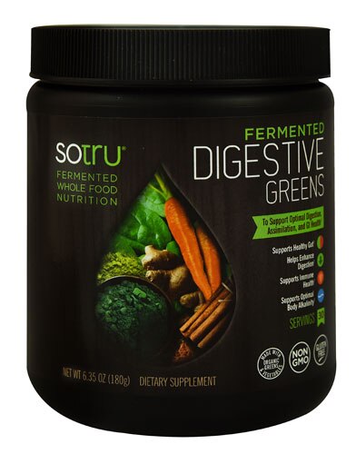 SoTru Fermented Digestive Greens -- 30 Servings