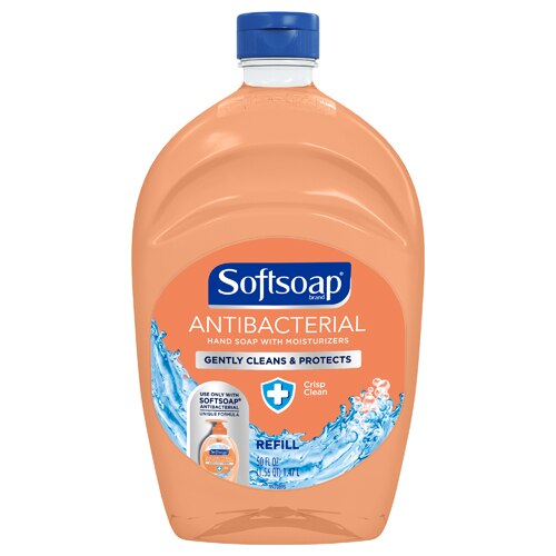 Softsoap Liquid Antibacterial Hand Soap with Moisturizers Refill Crisp Clean