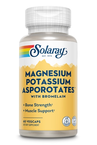 Solaray Magnesium Potassium Asporotates™ with Bromelain