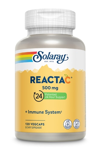 Solaray Reacta-C™ -- 500 mg - 120 Vegetarian Capsules