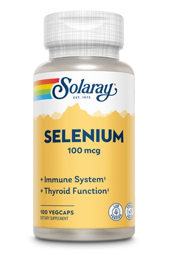 Solaray Selenium -- 100 mcg - 100 VegCaps